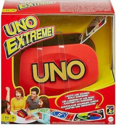 Επιτραπέζιο Παιχνίδι Mattel UNO Extreme για 2-10 Παίκτες 7+ Ετών