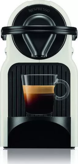 Καφετιέρα για Κάψουλες Krups Inissia XN1001 για Nespresso Πίεσης 19bar Λευκό