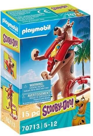Playmobil Scooby Doo Συλλεκτική Φιγούρα Scooby Ναυαγοσώστης #70713