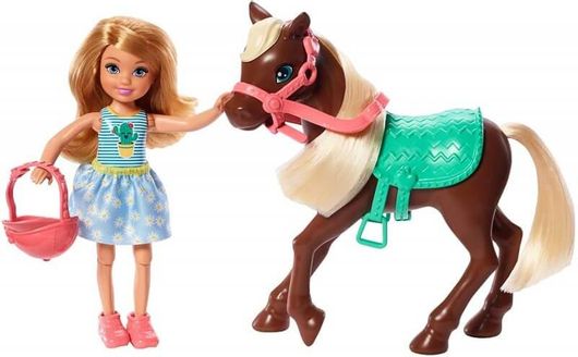 Playset Barbie Clun Chelsea And Pony Ghv78