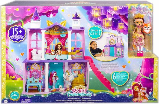 Mattel Παιχνίδι Μινιατούρα Enchantimals Πριγκιπικό Κάστρο για 4+ Ετών