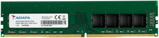 Μνήμη RAM Adata Premier Series 8GB 3200MHz UDImm DDR4 CL22 AD4U32008G22-SGN 8GB