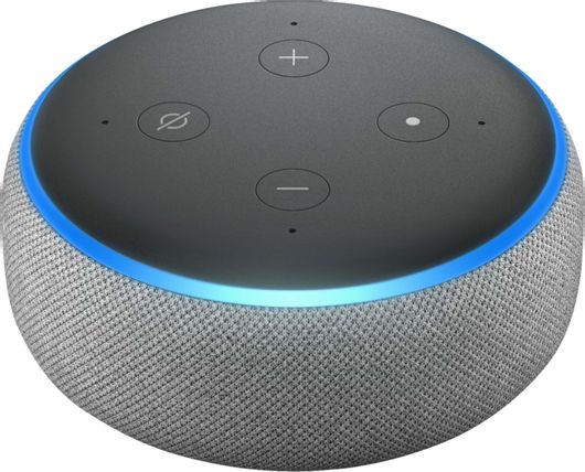Amazon Echo Dot (3rd Gen) Smart Speaker With Alexa Gray (B07PDHSLM6/B0792K2BK6)