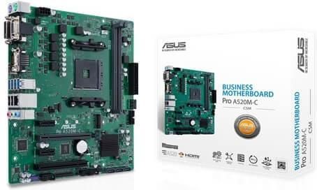 Μητρική Κάρτα Asus Pro A520M-C/CSM Micro ATX με AMD AM4 Socket
