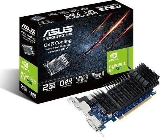 Κάρτα Γραφικών Asus GeForce GT 730 2GB GDDR5 PCI Express x16 2.0 Low Profile Αερόψυκτη