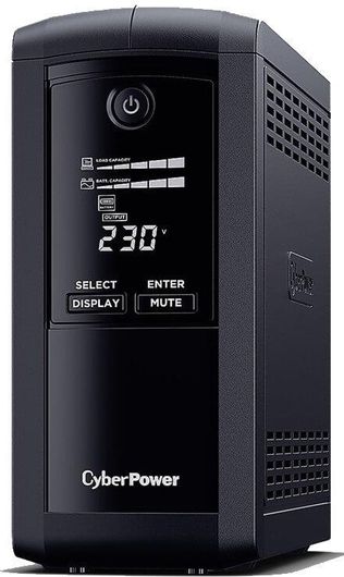 UPS CyberPower VP1000ELCD Line-Interactive 1000VA 550W με 4 Schuko Πρίζες