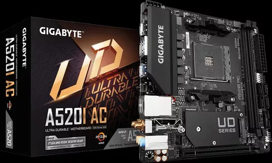 Μητρική Κάρτα Gigabyte A520I AC (rev. 1.0) Mini ITX με AMD AM4 Socket