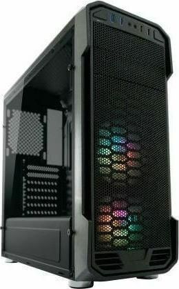 Κουτί Υπολογιστή LC-Power Gaming 984B-RGB Midi Tower με Πλαϊνό Παράθυρο Μαύρο