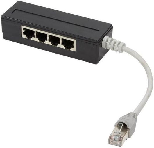 Splitter LogiLink RJ45 4 Ports 15cm