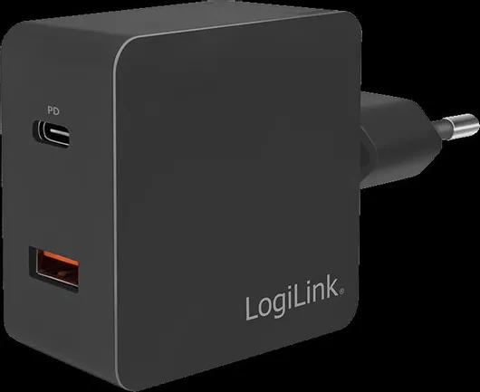 Φορτιστής LogiLink PA0220 18 USB A USB-C Χωρίς Καλώδιο 