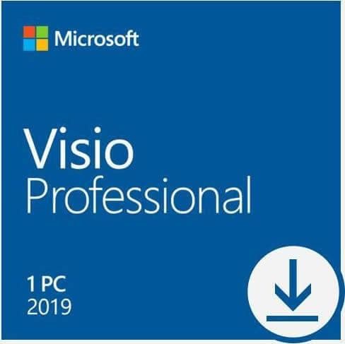 Ηλεκτρονική Άδεια Microsoft Visio Professional 2019 ESD 1 Άδεια Πολύγλωσσο