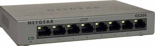 Netgear GS308 8 Port Gigabit Ethernet Unmanaged Switch (GS308-300PES)