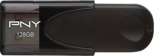 USB 2.0 Stick PNY Attache 128GB Μαύρο