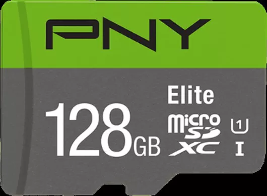 PNY Elite microSDXC 128GB Class 10 U1 UHS-I με αντάπτορα