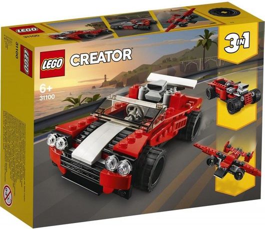 Lego Creator 3-in-1: Sports Car για 6+ ετών