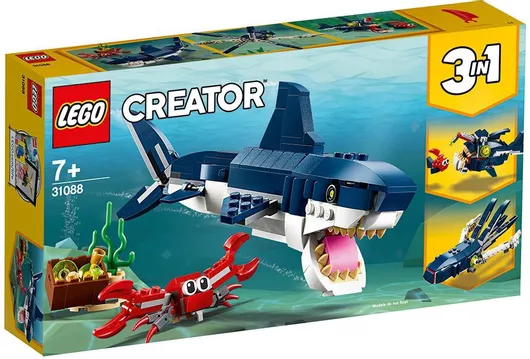 Lego Creator 3-in-1: Deep Sea Creatures για 7+ Ετών #31088