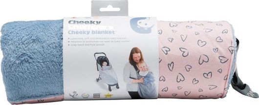 Κουβέρτα Καροτσιού Cheeky Chompers Μπλε Midnight Stars