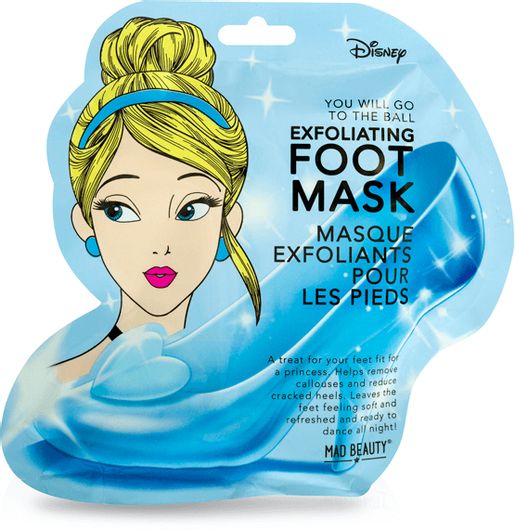 MAD BEAUTY Μάσκα ποδιών DISNEY PRINCESS CINDERELLA FOOT MASK 993070 - 30ml