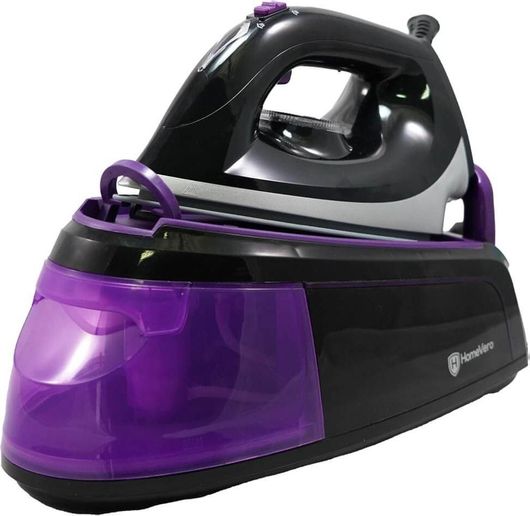 Homevero Σύστημα Σιδερώματος Ατμού 2400W σε Μωβ Χρώμα Hv-21981P