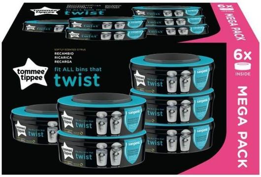 Ανταλλακτικά Tommee Tippee για Κάδο Twist & Click 6τμχ