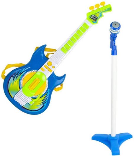 Σετ Παιδική Ηλεκτρική Κιθάρα Με Τρίποδο Μικρόφωνο Mws16429