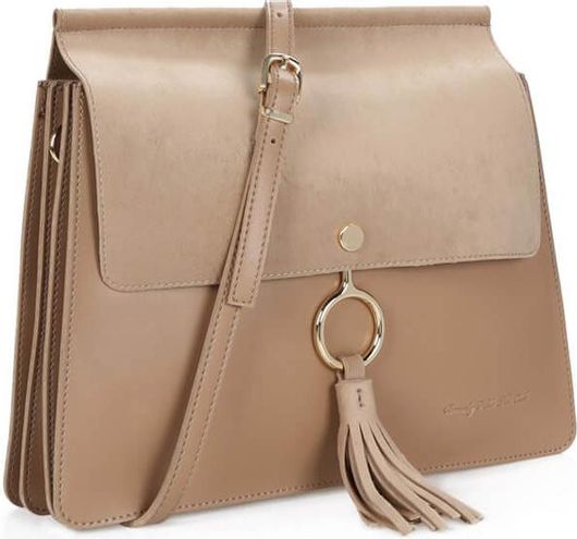 Γυναικεία Τσάντα Χιαστί Χρώματος Camel Beverly Hills Polo Club 601 657Bhp0542