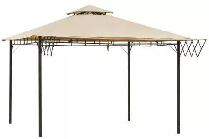 Κιόσκι Κήπου με Ατσάλινο Σκελετό & Πτυσσόμενο Σκίαστρο 325x325x270 Outsunny 84C-194