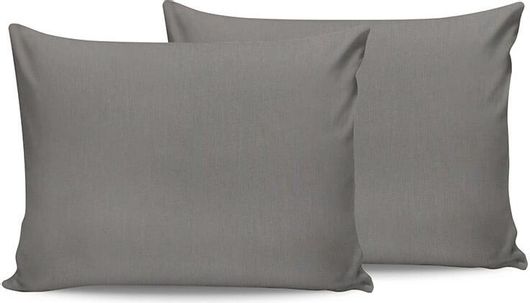 Σετ Μαξιλαροθήκες 50x70cm 2τμχ Σκούρο Γκρι Beverly Hills Polo Club 187BHP2106