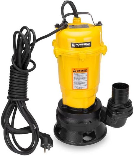 Ηλεκτρική Υποβρύχια Αντλία όμβριων & Καθαρών Υδάτων 750W Powermat Pm-Pds-3000P - Powermat