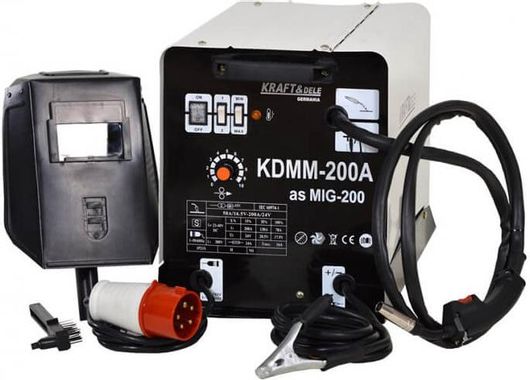 Ηλεκτροκόλληση Inverter Mig - Mag - Flux 200A 380V Kraft & Dele Kd-830