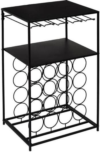 Μεταλλικό Μπαρ - Κάβα Κρασιών 45x45x84.5cm Home Deco Factory Hd7104