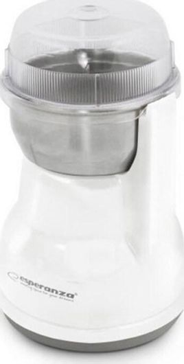 Ηλεκτρικός Μύλος Καφέ Esperanza EKC002W 160W με Χωρητικότητα 50gr Λευκό