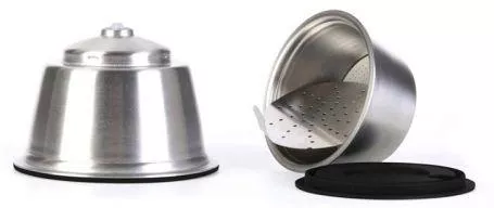 Επαναγεμιζόμενη Κάψουλα Καφέ Espresso από Ανοξείδωτο Ατσάλι για Καφετιέρες Dolce Gusto Cook Concept Ka4559