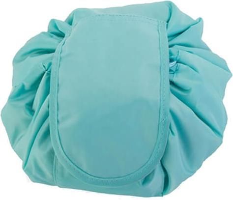 Αναδιπλούμενη Τσάντα Καλλυντικών με Κορδόνι Μπλε