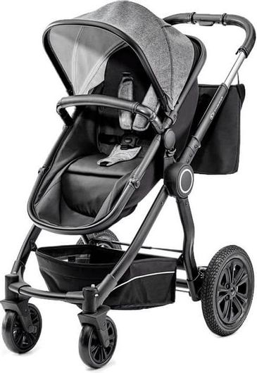 Παιδικό Καρότσι 2 σε 1 Μαύρο KinderKraft Veo