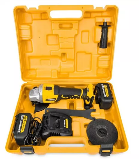 Γωνιακός Τροχός Μπαταρίας 18V 125mm POWERMAT PM-CAG-18V