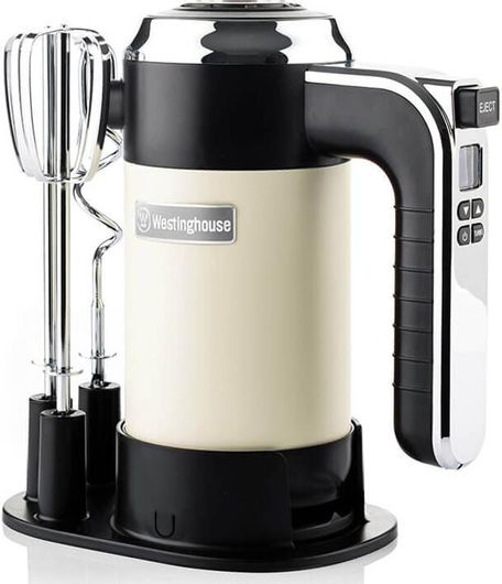 Μίξερ Χειρός με Βάση Αποθήκευσης 350W Κρεμ Westinghouse WKHM250WH