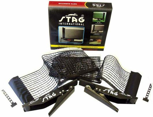 Δίχτυ Ping Pong Stag Με Στήριγμα ITTF Approved 42764