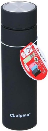Θερμός Alpina Κενού Αέρα για Καφέ & Ροφήματα 0.4lt Μαύρο 