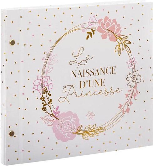 Παιδικό Άλμπουμ Φωτογραφιών & Λεύκωμα Αναμνήσεων με 48 Σελίδες σε 2 Χρώματα 27.1x1.7x24.1cm Ροζ -