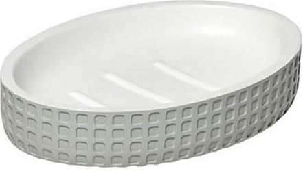 Οβάλ Σαπουνοθήκη Μπάνιου με Ανάγλυφο Σχέδιο 12.6x8.8x3.5cm -