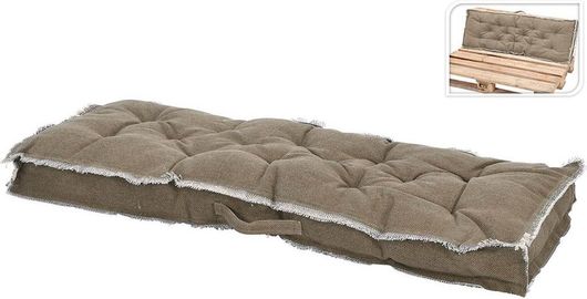 Μαξιλάρι Πλάτης για Παλέτα σε Καφέ Χρώμα 120x40x8cm Pallet Cushion