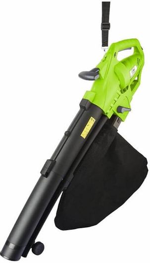 Ηλεκτρικός Φυσητήρας Απορροφητήραςτεμαχιστής Φύλλων 3000W με Σακούλα Χωρητικότητας 35L Kinzo Garden