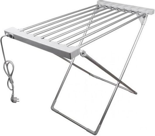 Πτυσσόμενη Θερμαινόμενη Ηλεκτρική Απλώστρα Ρούχων 120W 114x6x52cm -