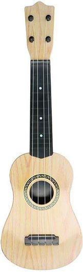 Παιδική Κιθάρα 4 Χορδών Σε Φυσικό Χρώμα Ξύλου, 57X18X5 cm, Eddy Toys Guitar - Eddy Toys