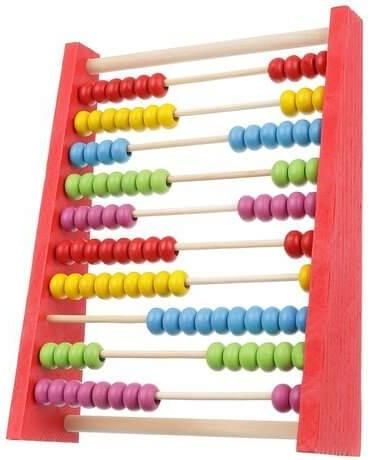Άβακας Αριθμητήριο Ξύλινος 100 Μπίλιες με Εναλλαγή Δεκάδας ανά Χρώμα 00011414