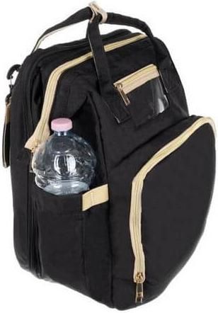 Σακίδιο Πλάτης Backpack Τσάντα Μαμάς Αλλαξιέρα 3 σε 1 σε Μαύρο Χρώμα 35x45x14cm - 