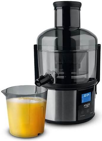 Adler Ηλεκτρικός Στίφτης Αποχυμωτής 800W με Διαφανές Δοχείο & Χωρητικότητα 1L Juicer Maker Ad 4124 - Adler