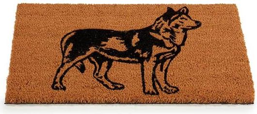 Πατάκι Χαλάκι Εισόδου Εξόδου Εξωτερικής Πόρτας σε Δύο Σχέδια 40x59cm Σκύλος -