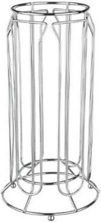 Βάση για Κάψουλες Nespresso Aria Trade Μεταλλική 9.4x12.3x25cm Ασημί